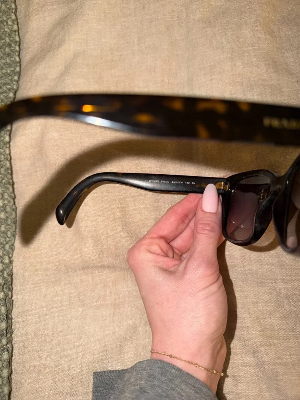 Prada Black Cat-Eye Sunglasses
